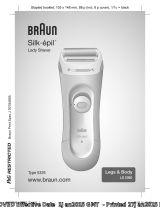 Braun LS5360, Legs & Body, Silk-épil Lady Shaver Kasutusjuhend