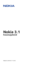 Nokia 3.1 Kasutusjuhend