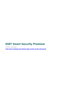 ESET Smart Security Premium 12 Omaniku manuaal