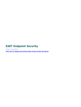 ESET Endpoint Security for Windows 8 Omaniku manuaal