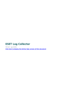 ESET Log Collector 4.0 Omaniku manuaal