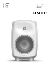 Genelec G Four Active Speaker Kasutusjuhend