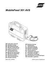 ESAB MobileFeed 301 AVS Kasutusjuhend