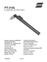 ESAB PT-31XL Plasma Arc Cutting Torch Kasutusjuhend