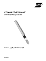 ESAB PT-20AMX and PT-21AMX Plasmarc Cutting Torches Kasutusjuhend