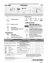 Bauknecht GSF 5988 WS Program Chart