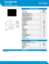 Indesit IS 83Q60 NE Product data sheet