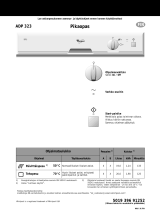 Whirlpool ADP 323 WH Program Chart