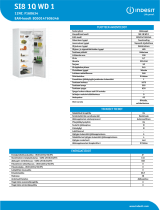 Indesit SI8 1Q WD 1 Product data sheet