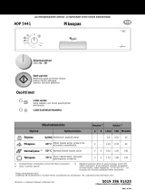 Whirlpool ADP 5441/3 WH Program Chart