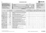 Bauknecht WA 74-2 SD Program Chart