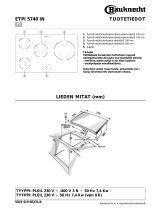 Whirlpool ETPI 5740 IN/01 Program Chart