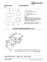 Bauknecht ETPV 6640 IN Program Chart