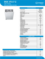 Indesit DSIC 3T117 Z Product data sheet