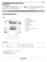 Indesit DSIE 2B19 Daily Reference Guide