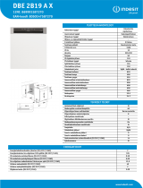 Indesit DBE 2B19 A X NEL Data Sheet