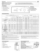 Indesit BTW L60300 EE/N Daily Reference Guide