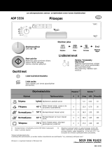 Whirlpool ADP 5556/3 WH Program Chart