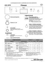 Whirlpool ADG 6970 IX Program Chart