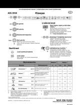 Whirlpool ADG 8966 Program Chart