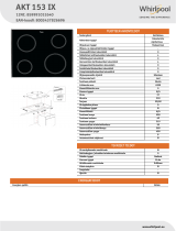 Whirlpool AKT 153 IX Product data sheet