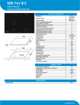 Indesit VID 741 B C Product data sheet