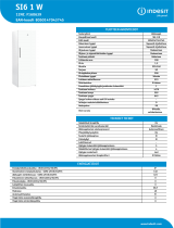 Indesit SI6 1 W Product data sheet