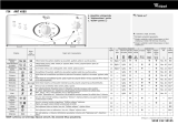 Whirlpool AWT 4080/1 Program Chart