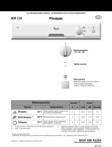 Whirlpool ADP 334 WH Program Chart