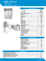 Indesit DSIC 3T117 Z Product data sheet