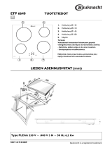 Bauknecht ETP 6640 IN Program Chart