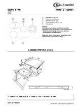 Bauknecht EDPV 6740 IN Program Chart