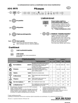 Whirlpool ADG 8970 Program Chart