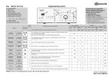 Bauknecht WAE/D 5410 EX Program Chart