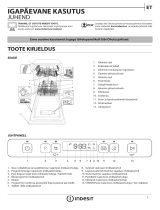 Indesit DSFO 3T224 C Daily Reference Guide