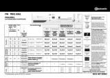 Bauknecht TRKE 6961/6 Program Chart