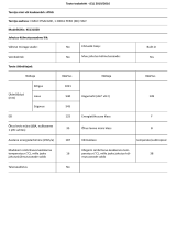 Atag KS13102B Product Information Sheet