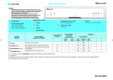 Bauknecht GSF 4741 TW- Program Chart