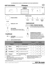 Whirlpool ADP GULDSEGL-3 Program Chart