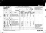 Bauknecht WAS 4763/2 Program Chart