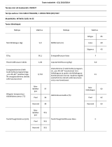 Indesit MTWSA 51051 W EE Product Information Sheet