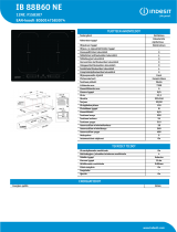 Indesit IB 88B60 NE Product data sheet