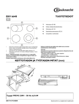 Bauknecht EKV 6640 IN Program Chart