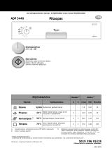 Whirlpool ADP 5440/3 WH Program Chart