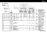 Whirlpool AWZ 6943 Program Chart