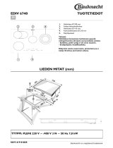 Bauknecht EDIV 6740 NE Program Chart