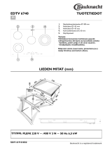 Bauknecht EDTV 6740 IN Program Chart