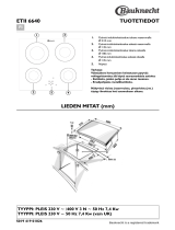 Bauknecht ETII 6640 NE Program Chart