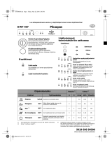 IKEA DWF 407 W Program Chart