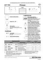 Whirlpool ADP 7940 WHM Program Chart